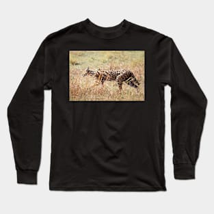 Serval Cat, Female, Serengeti, Tanzania Long Sleeve T-Shirt